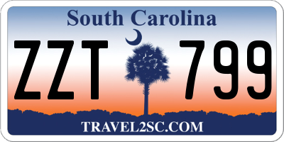 SC license plate ZZT799