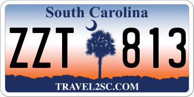 SC license plate ZZT813