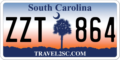 SC license plate ZZT864