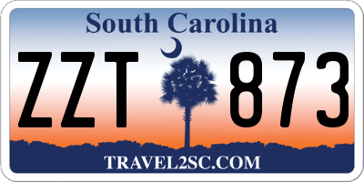 SC license plate ZZT873