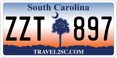 SC license plate ZZT897