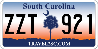 SC license plate ZZT921
