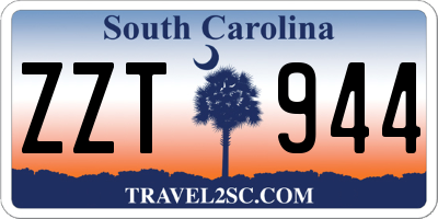 SC license plate ZZT944