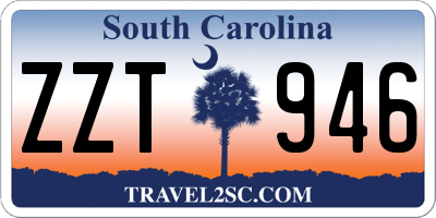 SC license plate ZZT946