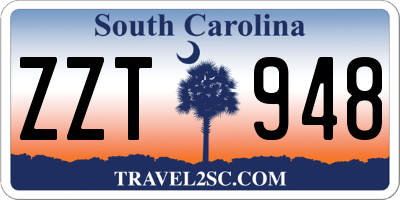 SC license plate ZZT948