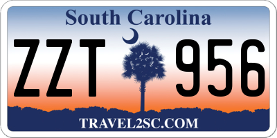 SC license plate ZZT956