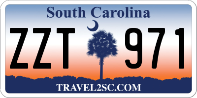 SC license plate ZZT971