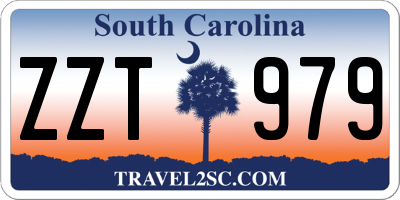 SC license plate ZZT979