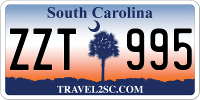 SC license plate ZZT995