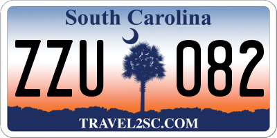 SC license plate ZZU082