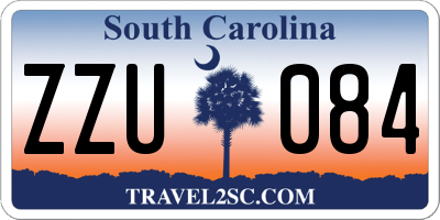 SC license plate ZZU084