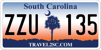 SC license plate ZZU135