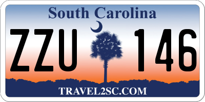 SC license plate ZZU146