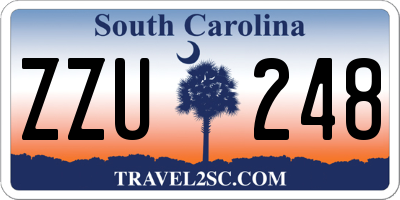 SC license plate ZZU248