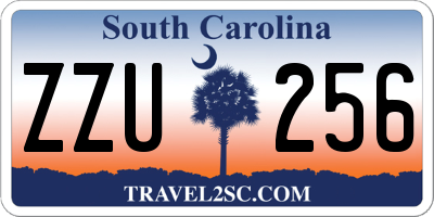 SC license plate ZZU256