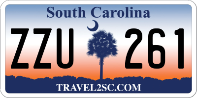 SC license plate ZZU261