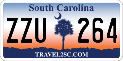 SC license plate ZZU264