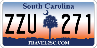 SC license plate ZZU271