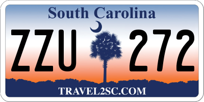 SC license plate ZZU272