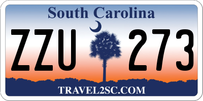 SC license plate ZZU273