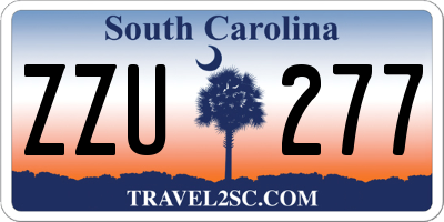 SC license plate ZZU277