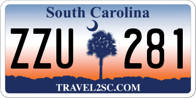 SC license plate ZZU281
