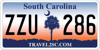 SC license plate ZZU286
