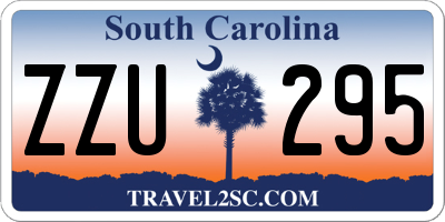 SC license plate ZZU295