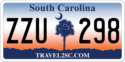 SC license plate ZZU298