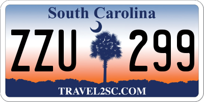 SC license plate ZZU299