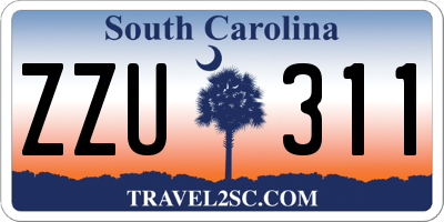 SC license plate ZZU311