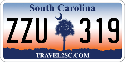 SC license plate ZZU319