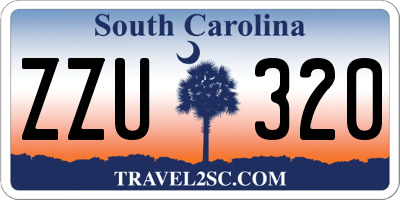 SC license plate ZZU320