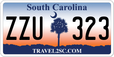 SC license plate ZZU323