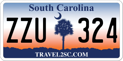 SC license plate ZZU324