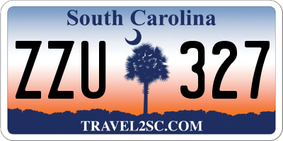 SC license plate ZZU327