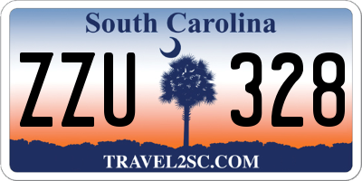 SC license plate ZZU328