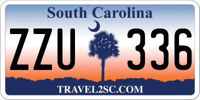 SC license plate ZZU336