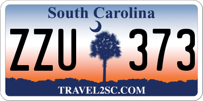 SC license plate ZZU373