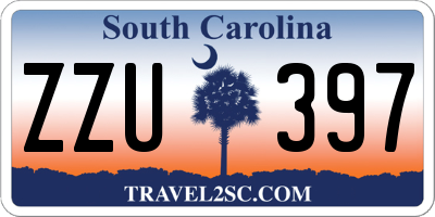 SC license plate ZZU397