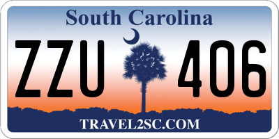 SC license plate ZZU406