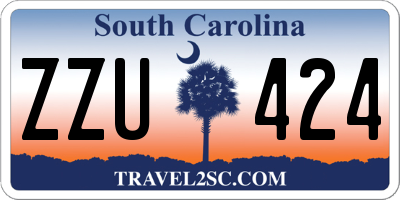 SC license plate ZZU424