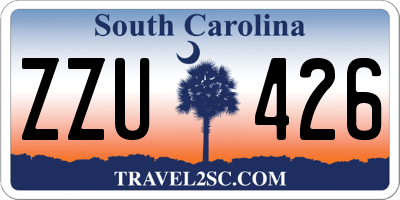 SC license plate ZZU426