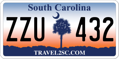 SC license plate ZZU432