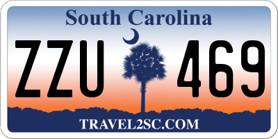 SC license plate ZZU469
