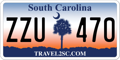 SC license plate ZZU470
