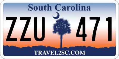 SC license plate ZZU471