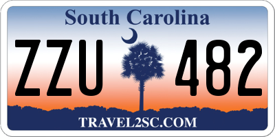 SC license plate ZZU482