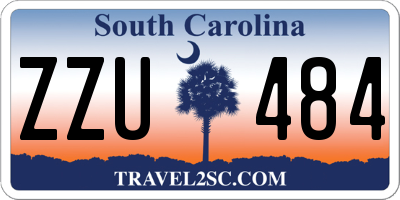 SC license plate ZZU484