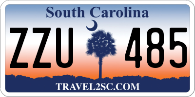 SC license plate ZZU485